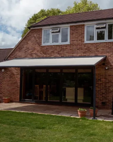 Sloped roof pergola [city]